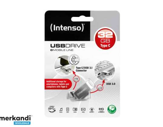 USB-накопитель 32 ГБ Intenso CMobile Line Type C OTG блистер