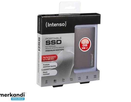 SSD Intenso Externí 128GB Premium Edition antracitová