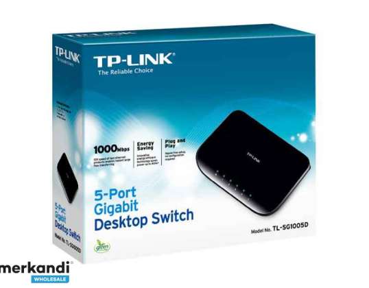 Interruptor TP LINK V6 5 x 10/100/1000 TL SG1005D