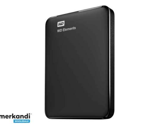 WD Elements Portable 4TB Black Внешний жесткий диск WDBU6Y0040BBK-WESN
