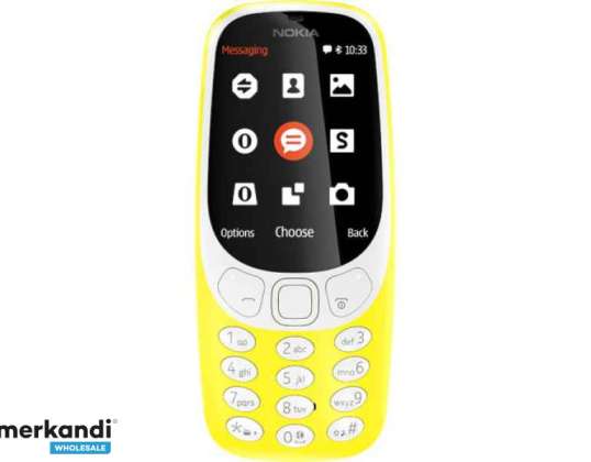 "Nokia 3310" 2.4inch geltonas funkcinis telefonas A00028118