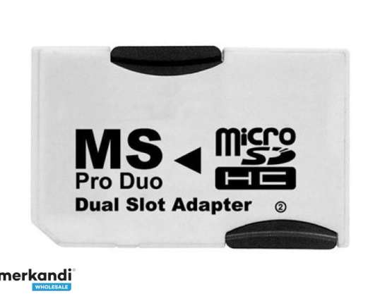 Pro Duo -sovitin MicroSD DUAL :lle (2x MicroSD)