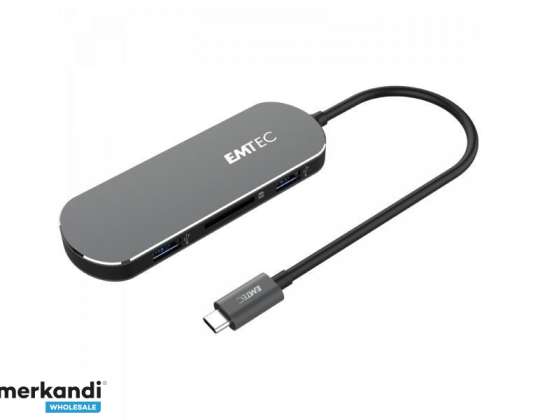 EMTEC USB MULTIMEDIA HUB T650C Tip-C 6in1
