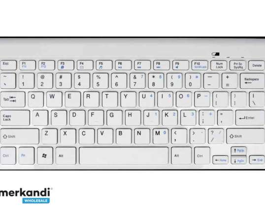 Gembird Tastatur für Mobilgeräte Weiß QWERTZ  KB BT 001 W DE