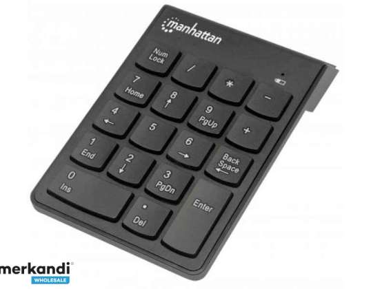 Manhattan Numerische Tastatur RF Wireless Notebook / PC 178846 Schwarz