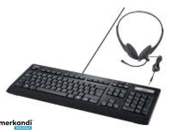 Fujitsu Keyboard KB950 Phone DE incl Headset S26381 F950 L420