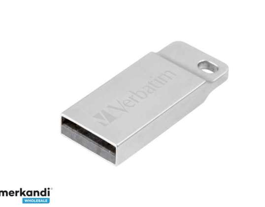 Unidad flash USB Verbatim Metal Executive 32GB 2.0 Plata 98749
