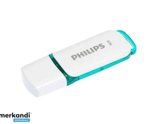 Philips USB 2.0 8GB Snow Edition Зелений FM08FD70B/10
