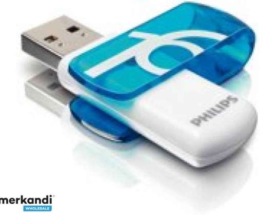 Cheia USB Philips Vivid USB 3.0 16 GB Blau FM16FD00B / 10