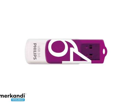 Philips USB-avain Vivid USB 3.0 64GB violetti FM64FD00B / 10