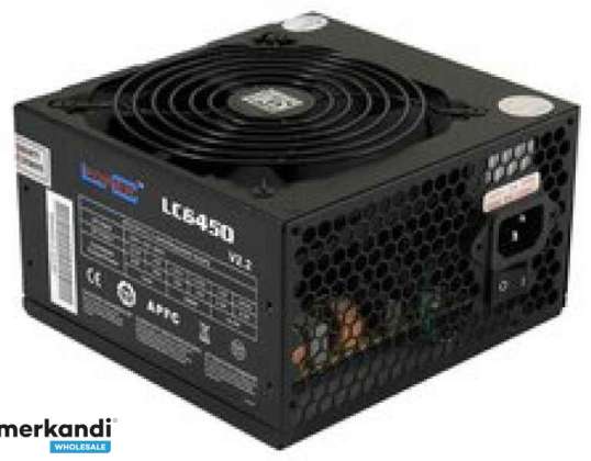 LC-Power PC- Strømforsyning Grøn 450W V2.3 80 PLUS Bronze LC6450V2.3