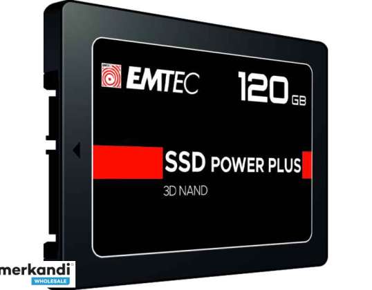 Emtec Intern SSD X150 120 GB 3D NAND 2,5 SATA III 500 MB / s ECSSD120GX150