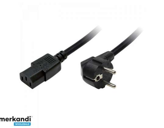 LogiLink napajalni kabel, varnostni vtič Napajalni kabel IEC (M) CP090