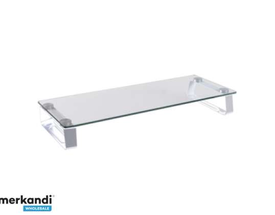Stúpačka / stôl na monitor Logilink zo skla max. 20 kg zaťaženie BP0027