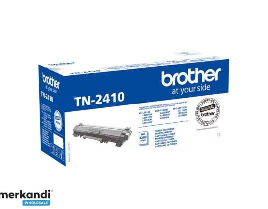 Brother black original toner unit TN2410