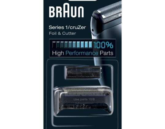 Piese de forfecare de înlocuire a aparatului de bărbierit electric Braun 10B negru