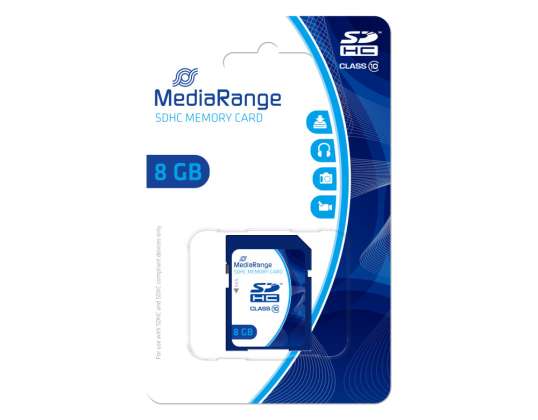МедиаRange SD карта 8 ГБ SDHC CL.10 MR962