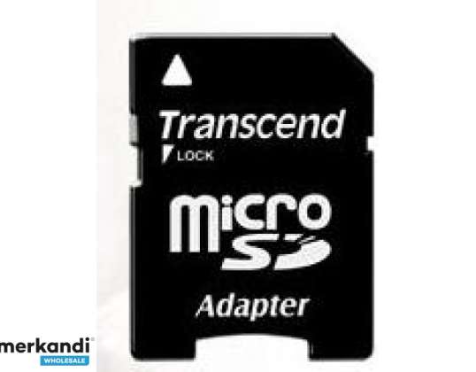 Transcend MicroSD / SDHC-kaart 16GB Class10 met adapter TS16GUSDHC10