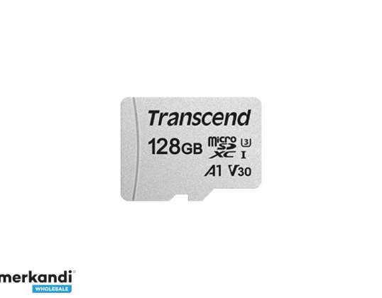 Transcend MicroSD / SDHC-kaart 128 GB USD300S-A met adapter TS128GUSD300S-A