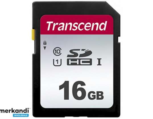 Transcend SD-kort 16 GB SDHC SDC300S 95/45 MB / s TS16GSDC300S