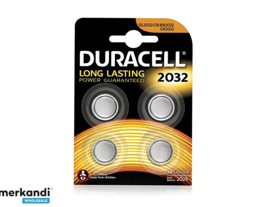 Duracell Litij CR2032 baterija (4 kos)