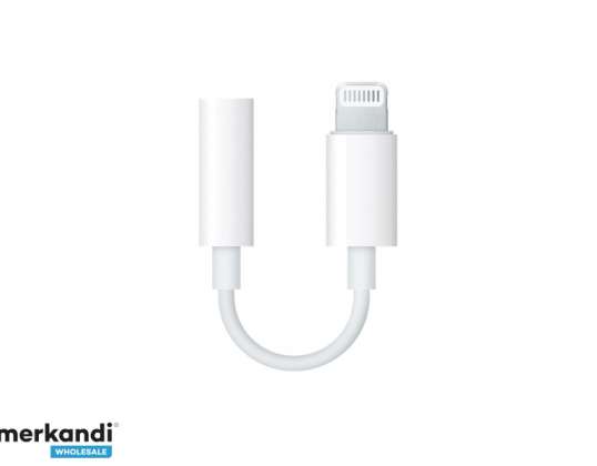 Apple Lightning kuni 3.5 mm kõrvaklappide pesa adapter MMX62ZM / A JAEMÜÜK