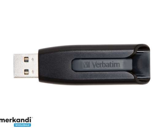 Verbatim V3 StorenGo USB 3.0 накопитель 256гб серый Ult. Sp. 49168