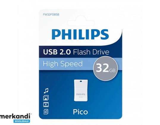 Philips USB-flashdrev 32GB 2.0 USB-drev Pico FM32FD85B/00