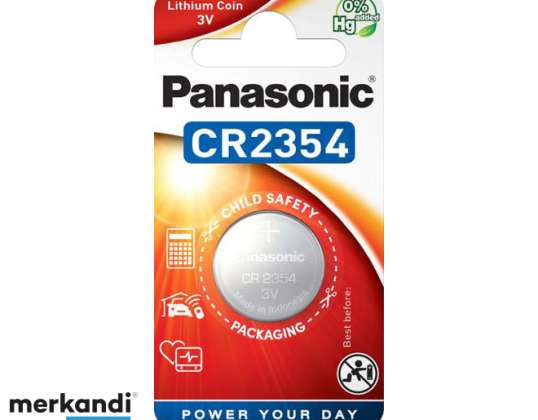 Panasonic Batterie Litio CR2354 Blister da 3 V (confezione da 1) CR-2354EL / 1B