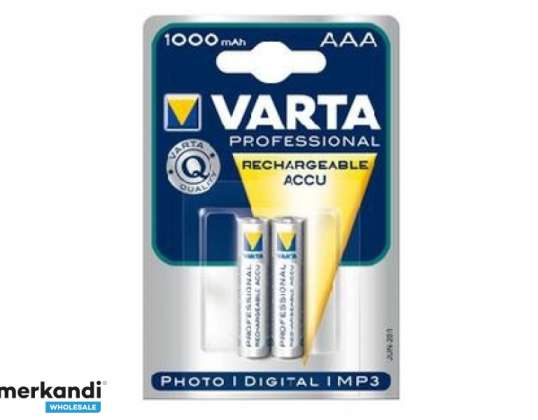 Επαναφορτιζόμενη μπαταρία Varta Batterie Professional NiMH 1000 mAh Επαναφορτιζόμενη μπαταρία AAA 05703 301 402