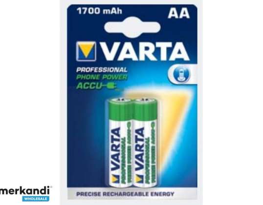 Varta Batterie NiMH Mignon AA 1600mAh Blister de détail (2-Pack) 58399 201 402