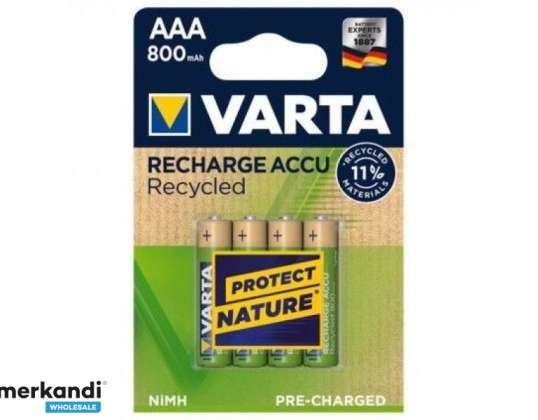 Varta нікель-метал-гидридні акумуляторна батарея Micro AAA Ni-MH (4 шт) 56813 101 404