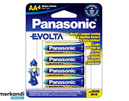 Panasonic-akku alkalinen Mignon AA LR06 1.5V läpipainopakkaus (4-pakkaus) LR6EGE/4BP