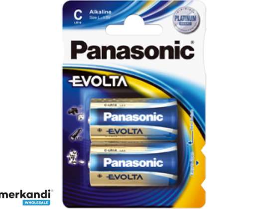 Panasonic batteri alkalisk baby C LR14 1.5V blister (2-pakning) LR14EGE/2BP