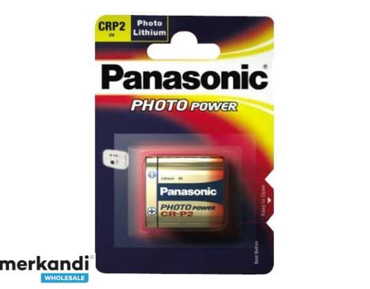 Bolha Panasonic Batterie Lithium Photo CRP2 3V (1 embalagem) CR-P2L / 1BP