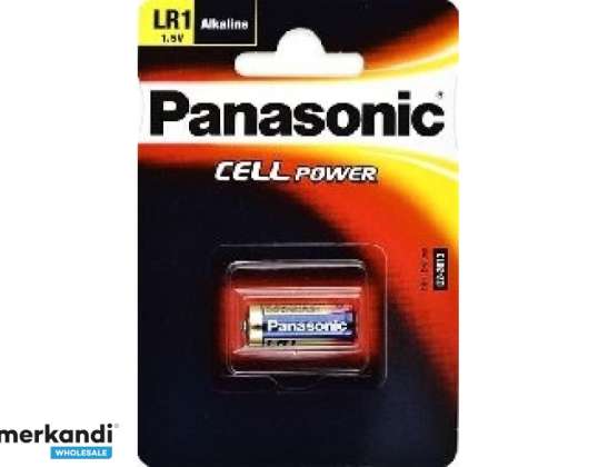 Panasonic-akku alkali LR1 N LADY 1.5V läpipainopakkaus (1 pakkaus) LR1L/1BE