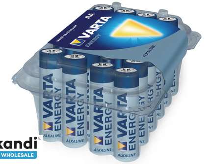 Varta Batterie Alcalina Mignon AA Energy Retail-Box (24-Pack) 04106 229 224
