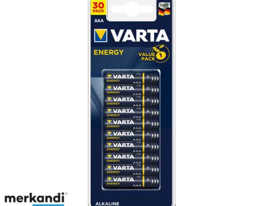 Varta Batterie Alkaline Micro AAA Energy Blister (paquete de 30) 04103 229 630