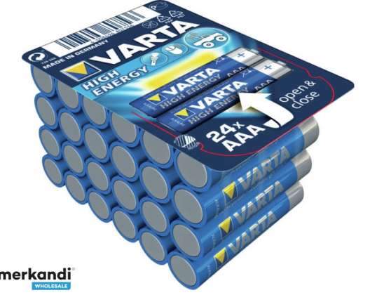 Batterie Varta Alk. Micro AAA LR03 1.5V Ret. Box  24 Pack  04903 301 124