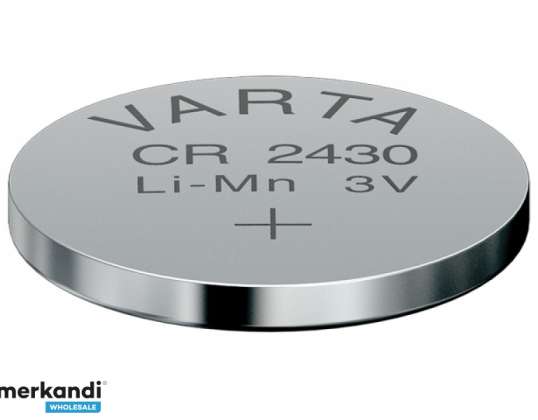 Varta Batterie Lithium Knopfzelle CR2430 Blister  1 Pack  06430 101 401