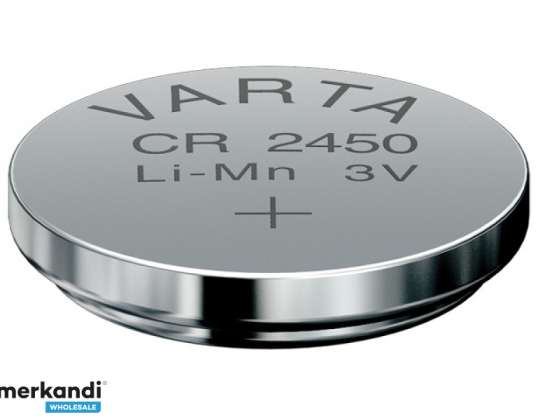 Varta Batterie Lithium Pile bouton Batterie CR2450 Blister (1-Pack) 06450 101 401