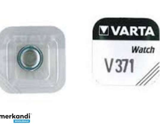 Varta battery Silver Oxide button cell 371 retail (10 pieces) 00371 101 111