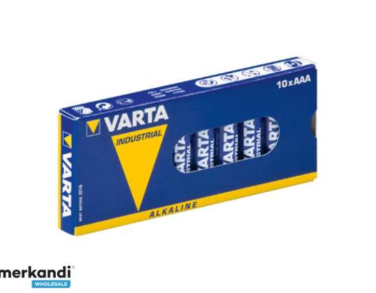 Varta Batterie Alk. Micro AAA LR03 Industrial Box (10-pack) 04003211111