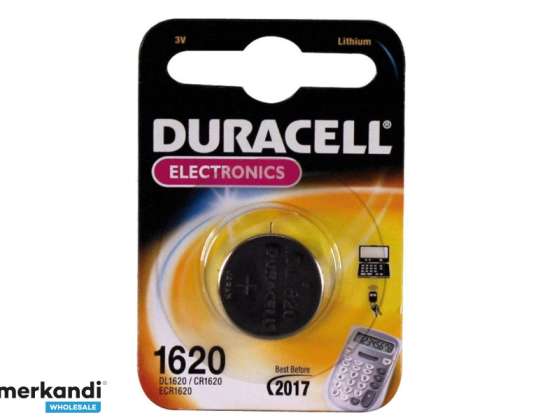 Duracell Batterie Lithium Knopfzelle CR1620 3V Blister  1 Pack  030367