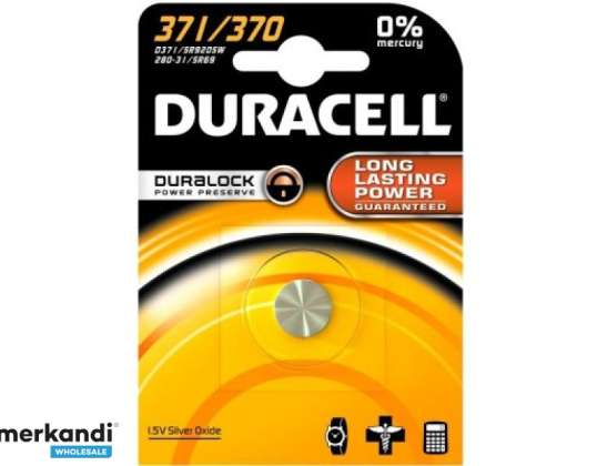 Duracell батерия сребърен оксид Knopfzelle 371/370 блистер (1 опаковка) 067820