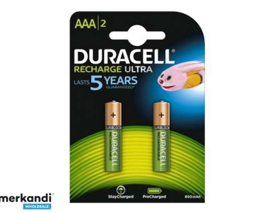 Duracell Akku NiMH Micro AAA HR03 1.2V / 850mAh Recharge Ultra Blister