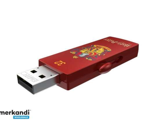 USB FlashDrive 32GB EMTEC M730 (Harry Potter Gryffindor - Rød) USB 2.0