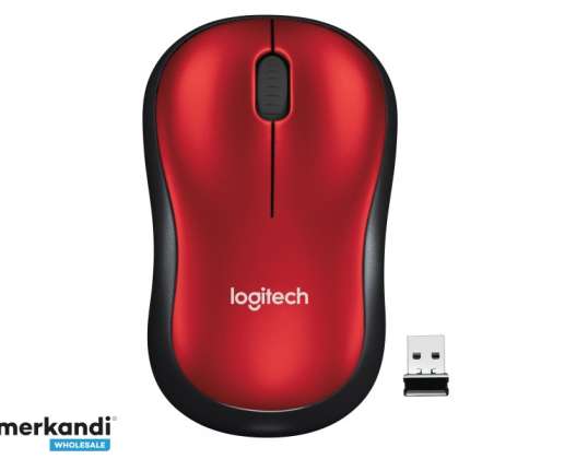 Безжична мишка Logitech M185 RED EWR2 910-002237