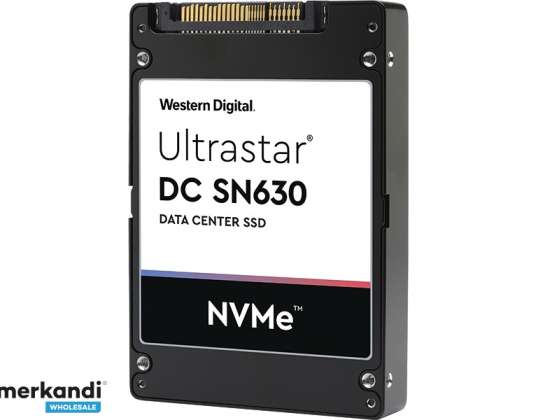 Länsi-Digitaalinen SSDE Ultrastar DC SN630 3.84TB NVMe 0.8DW/D 0TS1619
