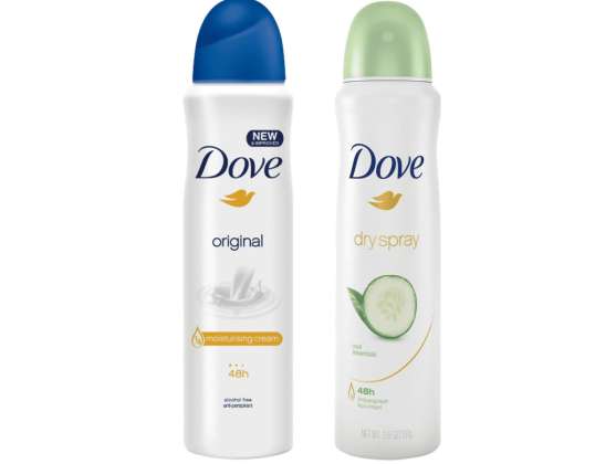 Dove Dry Spray Go Fresh Apple &amp; Chá Branco Desodorizante Antitranspirante 3.8oz